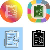 Clipboard Icon Design vector