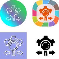 Research and Development Icon Design vector