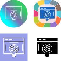 Inovation Icon Design vector