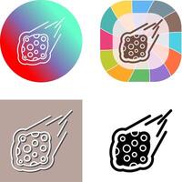 Meteorite Icon Design vector