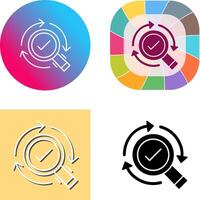 Research Icon Design vector