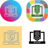 Research Icon Design vector