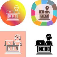 Employee Icon Design vector