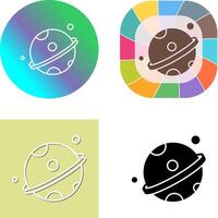 diseño de icono de planeta vector