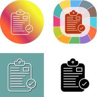 Secure Notepad Icon Design vector