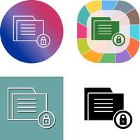 Data Security Icon Design vector