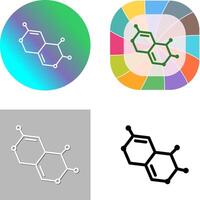 Molecule Icon Design vector