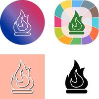 diseño de icono de fuego vector