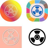 Nuclear Icon Design vector