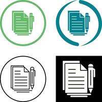 Document Icon Design vector