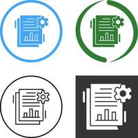 SEO Report Icon Design vector