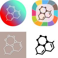 Molecule Icon Design vector