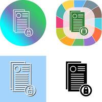 Privacy Icon Design vector