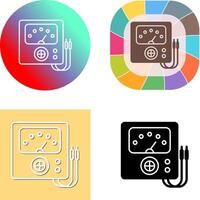 Voltmeter Icon Design vector