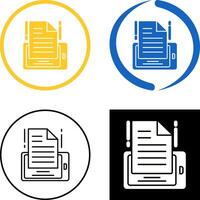 Test Icon Design vector