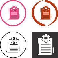 Content Management Icon Design vector