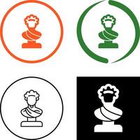 Statue Icon Design vector