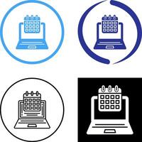 Timetable Icon Design vector