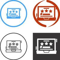 Rating Icon Design vector