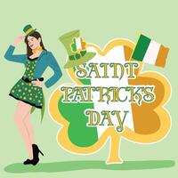 saint patricks day illustration vector