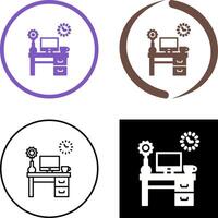 Work Table Icon Design vector