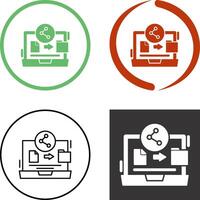 File Share Icon Design vector