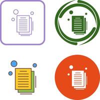 Document Icon Design vector