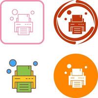 Printer Icon Design vector