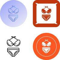 Bikini Icon Design vector