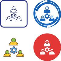 Teamwork Icon Design vector