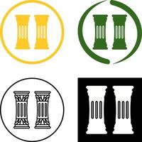 diseño de icono de columna vector