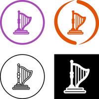 Harp Icon Design vector