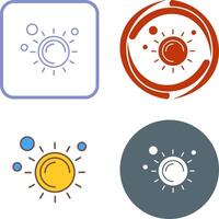 diseño de icono de sol vector