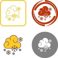 Snowy Icon Design vector