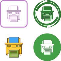 Printer Icon Design vector