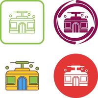 Cable Car Icon Design vector