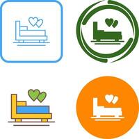 Honeymoon Icon Design vector