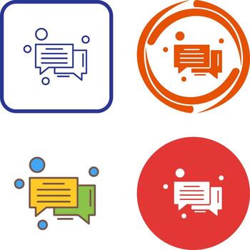 Message Bubble Icon Design vector