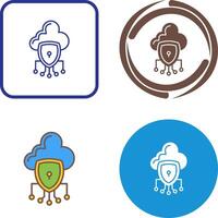 Data Protection Icon Design vector