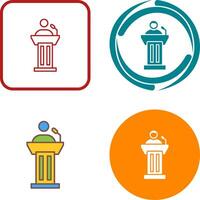 Podium Icon Design vector