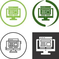Adaptive Layout Icon Design vector