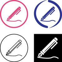 Pen Icon Design vector