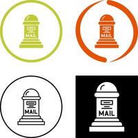 Mail Box Icon Design vector