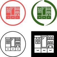 Wardrobe Icon Design vector