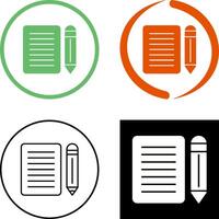 Note Icon Design vector