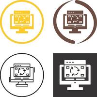 Update Icon Design vector