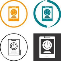 Power Icon Design vector