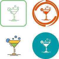 Cocktail Icon Design vector