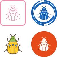 Bug Icon Design vector