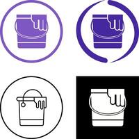 Paint Bucket Icon Design vector